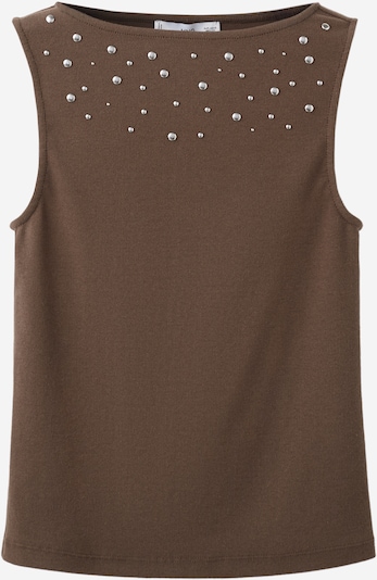 MANGO Top 'HEX' u smeđa, Pregled proizvoda