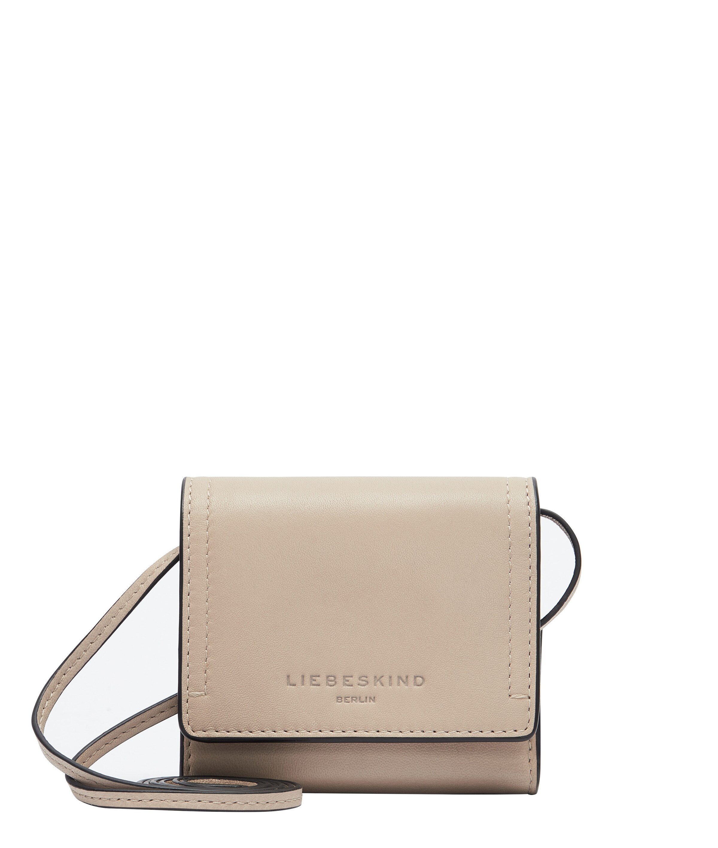 Porte-monnaies Liebeskind Berlin en beige : devant