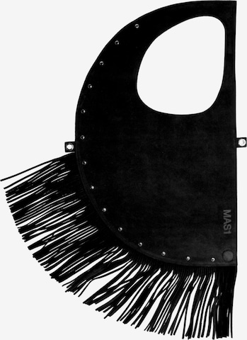 Borsa a spalla 'D Boho Bag' di MAS1 in nero: frontale