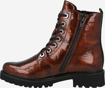 REMONTE Lace-Up Ankle Boots in Brown