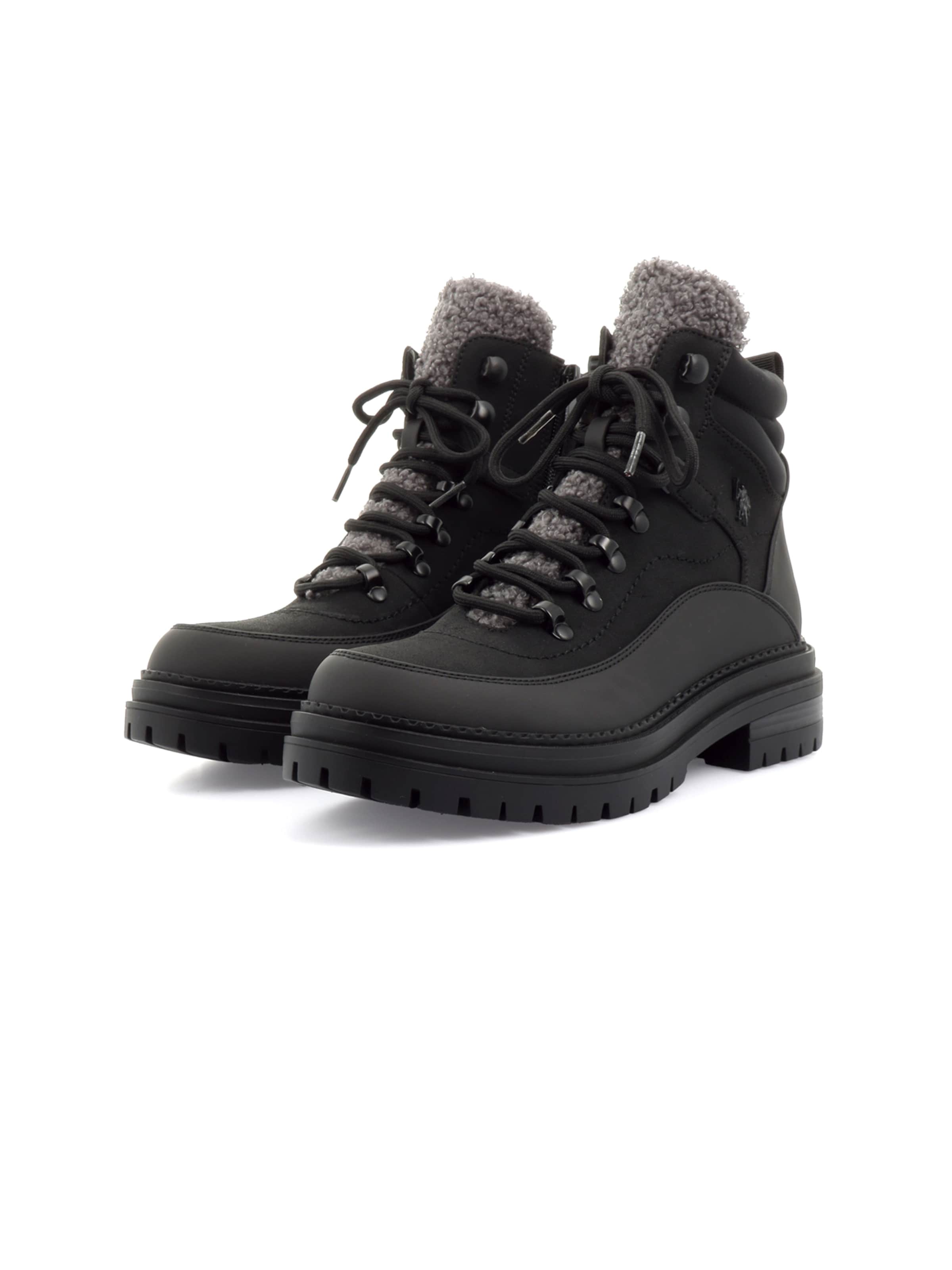US POLO ASSN. - Botim com fivela em preto