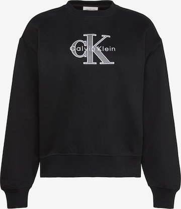 Calvin Klein Jeans Sweatshirt in Schwarz: Vorderseite