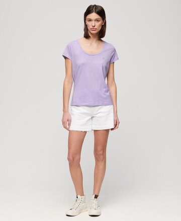 T-shirt Superdry en violet