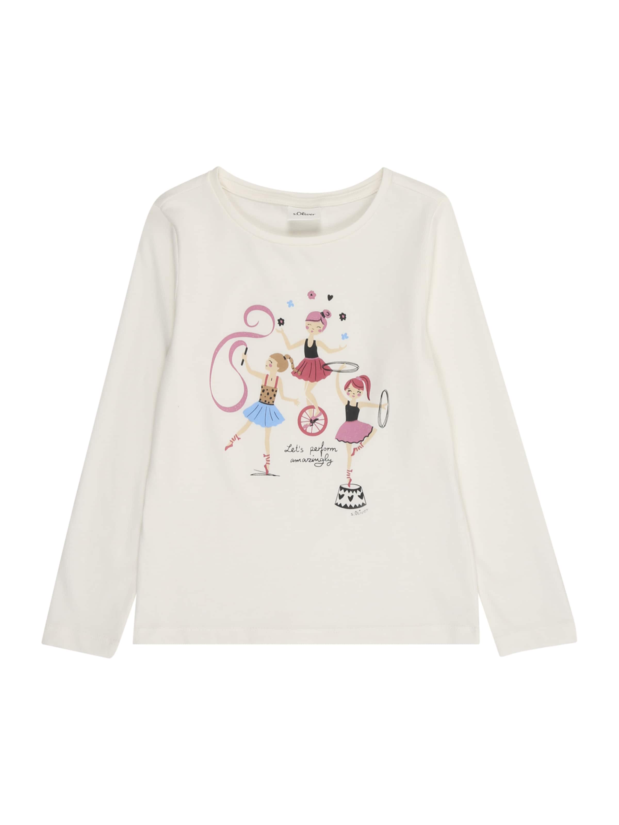 s.Oliver Shirt in Wit: voorkant