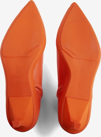 Bottines Calvin Klein en orange