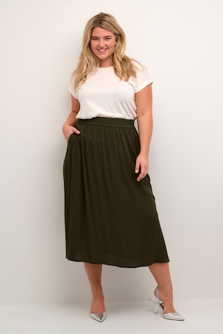 KAFFE CURVE Skirt 'Saline' in Green