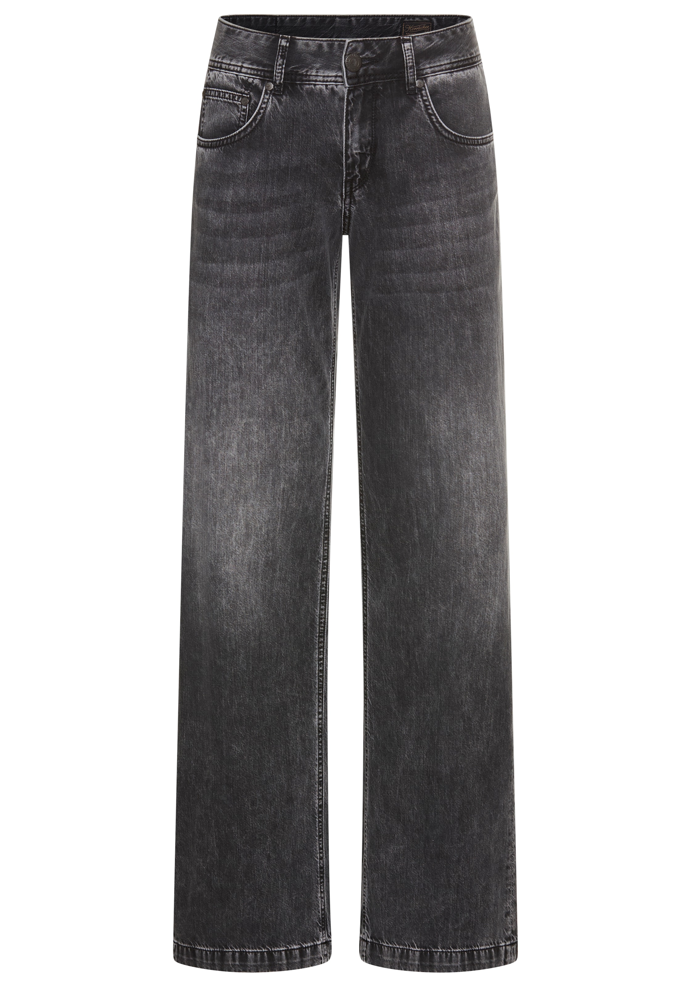 Herrlicher Flared Jeans 'Edna' in Schwarz: Vorderseite