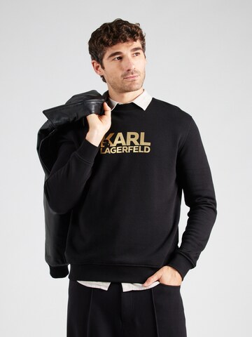 Felpa di Karl Lagerfeld in nero: frontale