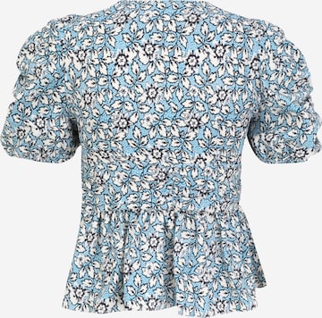 River Island Petite Bluse 'Tea' in Blau