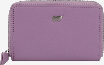 Braun Büffel Wallet 'Joy' in Purple: front
