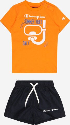 Champion Authentic Athletic Apparel Set i orange: framsida