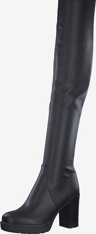 TAMARIS Over the Knee Boots in Black: front