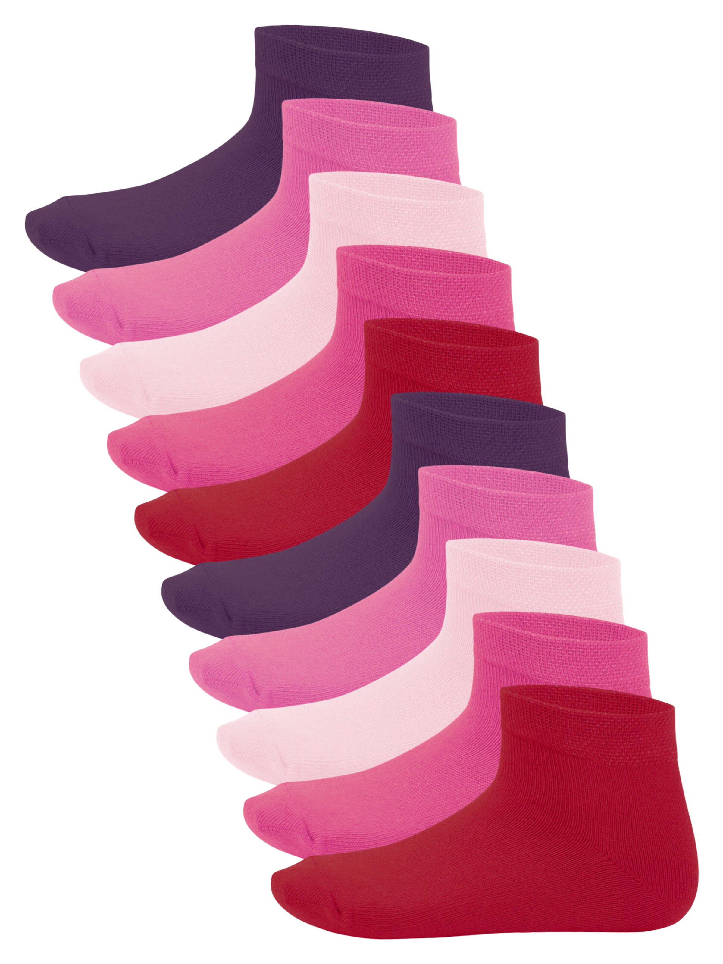 footstar Socks 'EVERYDAY!' in Purple: front