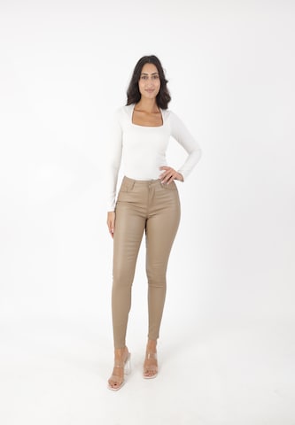 Skinny Pantaloni di Elara in grigio