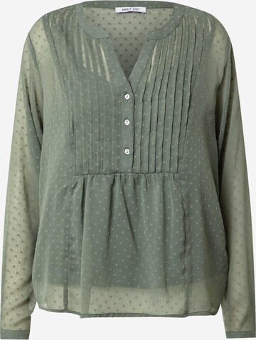 ABOUT YOU Blouse 'Insa' in Groen: voorkant