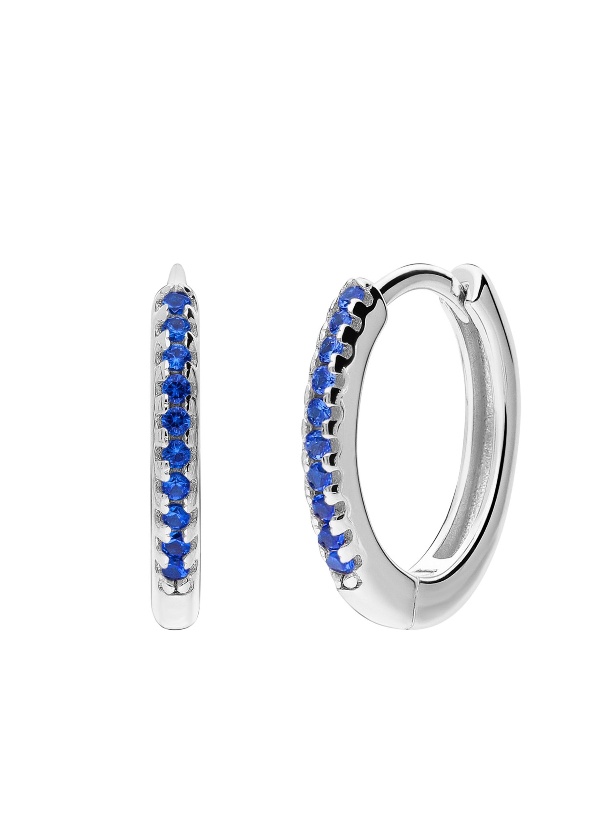 Lucardi Oorbellen in Zilver: voorkant