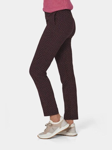 Regular Pantalon 'LOUISA' Goldner en violet