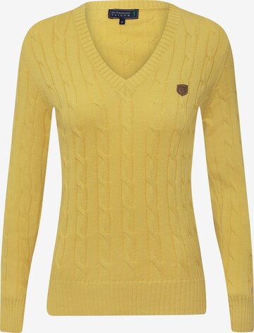 Sir Raymond Tailor Sweater 'Frenze' in Yellow: front