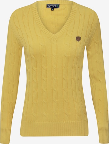 Sir Raymond Tailor Sweater 'Frenze' in Yellow: front