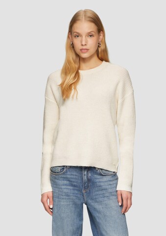 QS Trui in Beige: voorkant