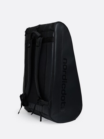 nordicdots Sporttas 'Pro Tennis Bag 12' in Zwart