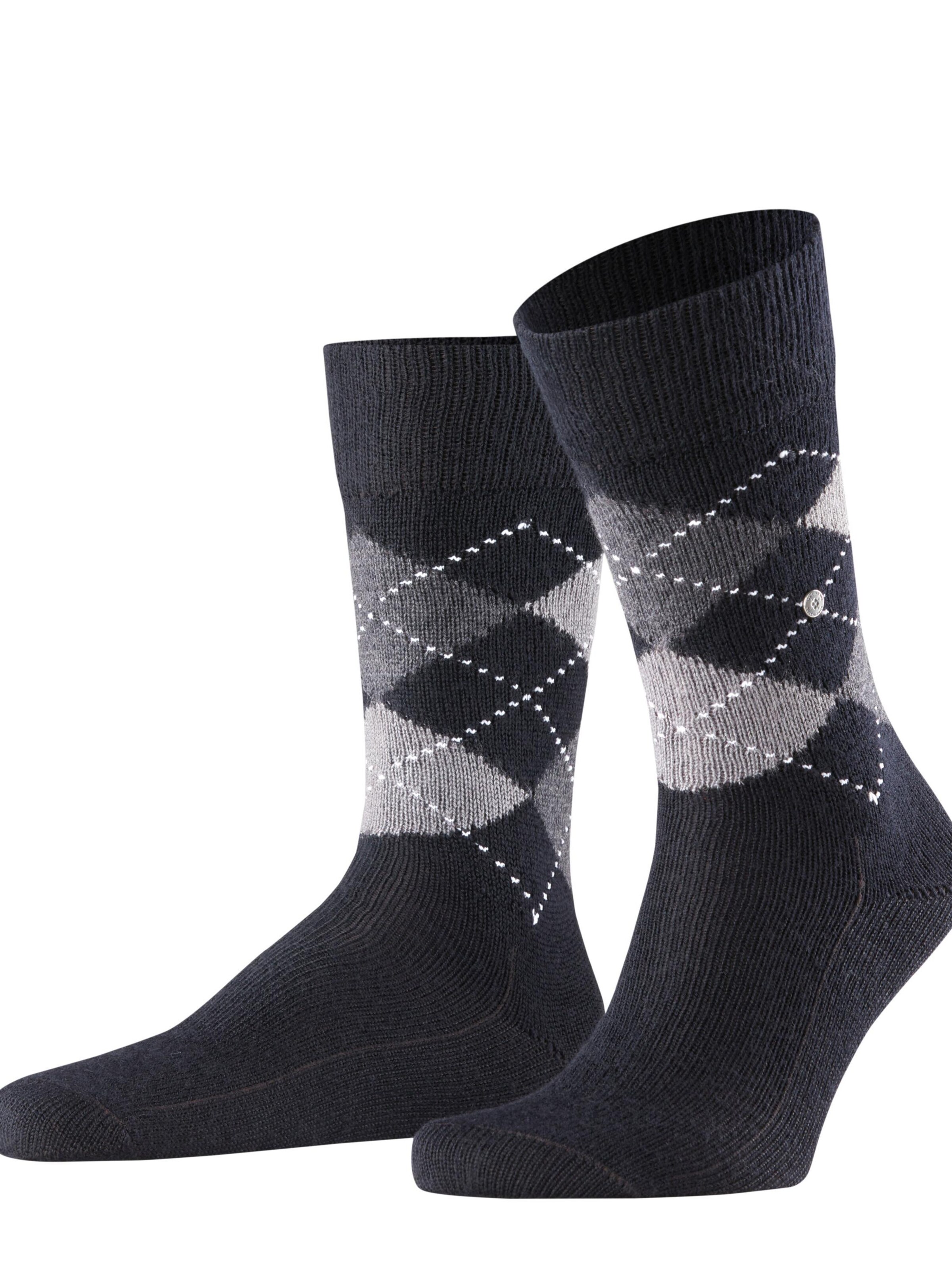 BURLINGTON Socks 'Preston' in White: front