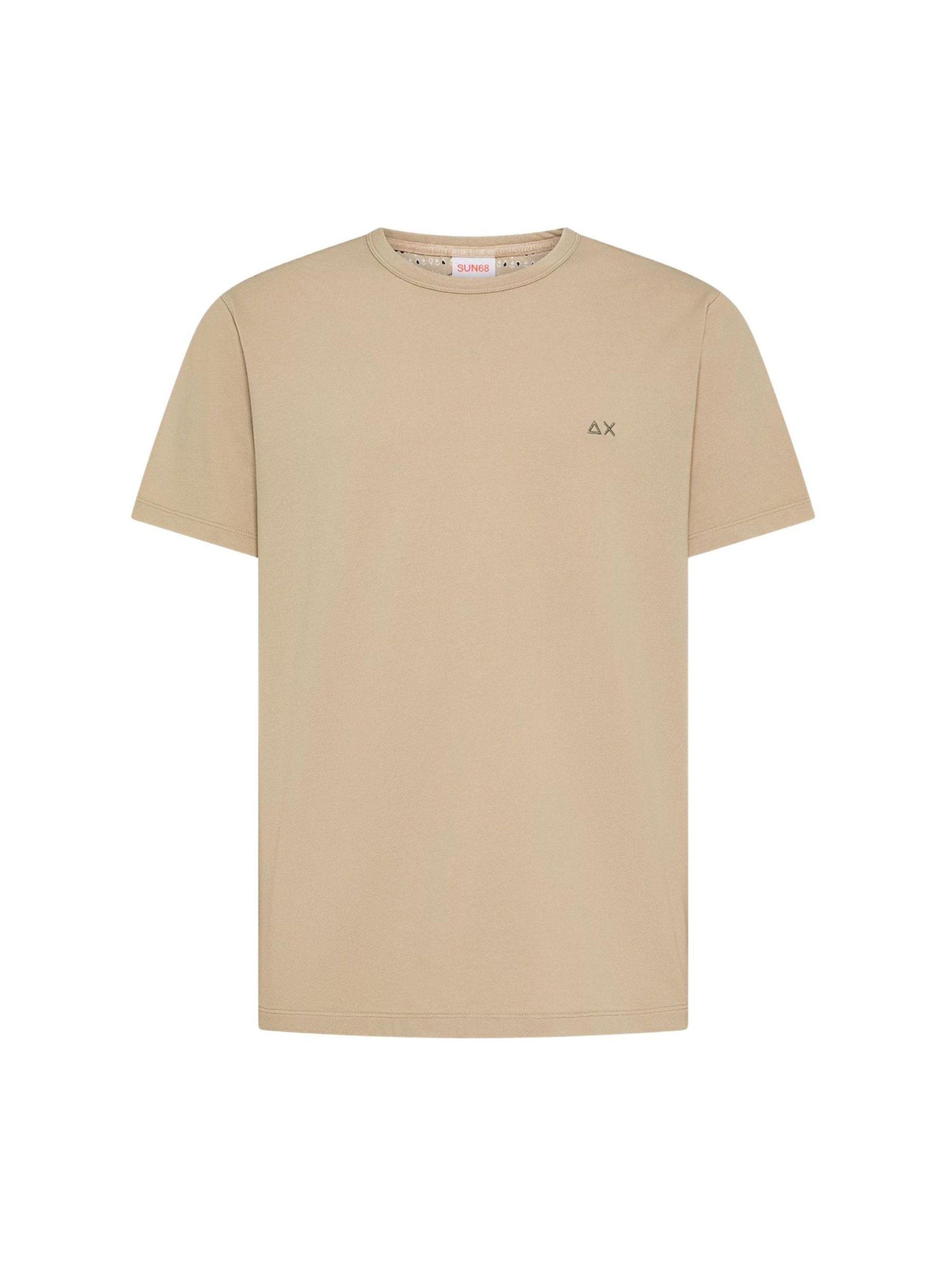 SUN68 T-Shirt in Beige: Vorderseite