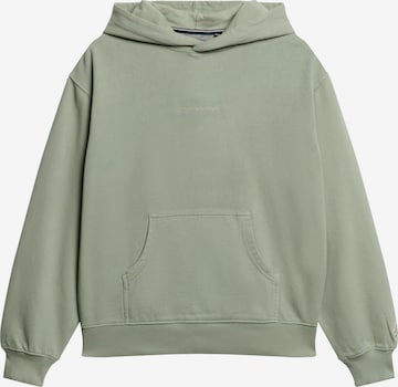 Superdry Sweatshirt in Groen: voorkant