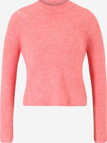 Pieces Petite Sweater 'Ellen' in Pink: front