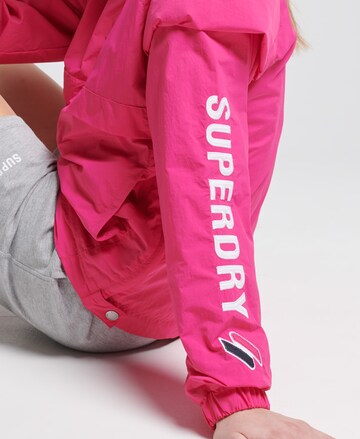 Superdry Athletic Jacket in Pink