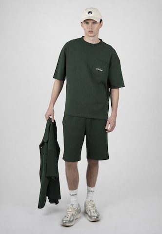 Loosefit Pantalon 'Lazy Riviera' Prohibited en vert