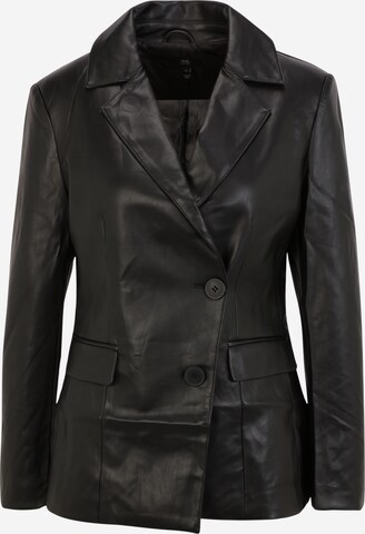 River Island Petite Blazer in Black: front