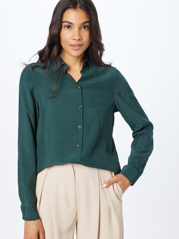 SEIDENSTICKER Blouse in Groen: voorkant