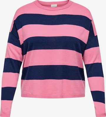 ONLY Carmakoma Pullover 'CARDERRY' in Pink: Vorderseite