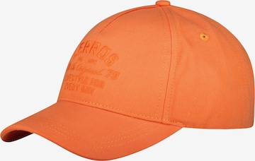 LERROS Unifarbene LERROS-Basecap in Rot: Vorderseite