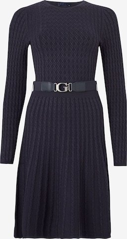 GUESS Трикотажное платье 'HANA' в Синий: спереди