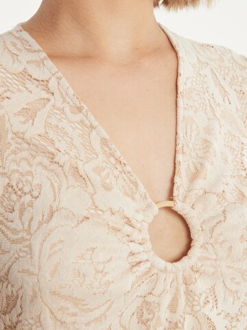 Chemisier 'Zakora' Ana Alcazar en beige