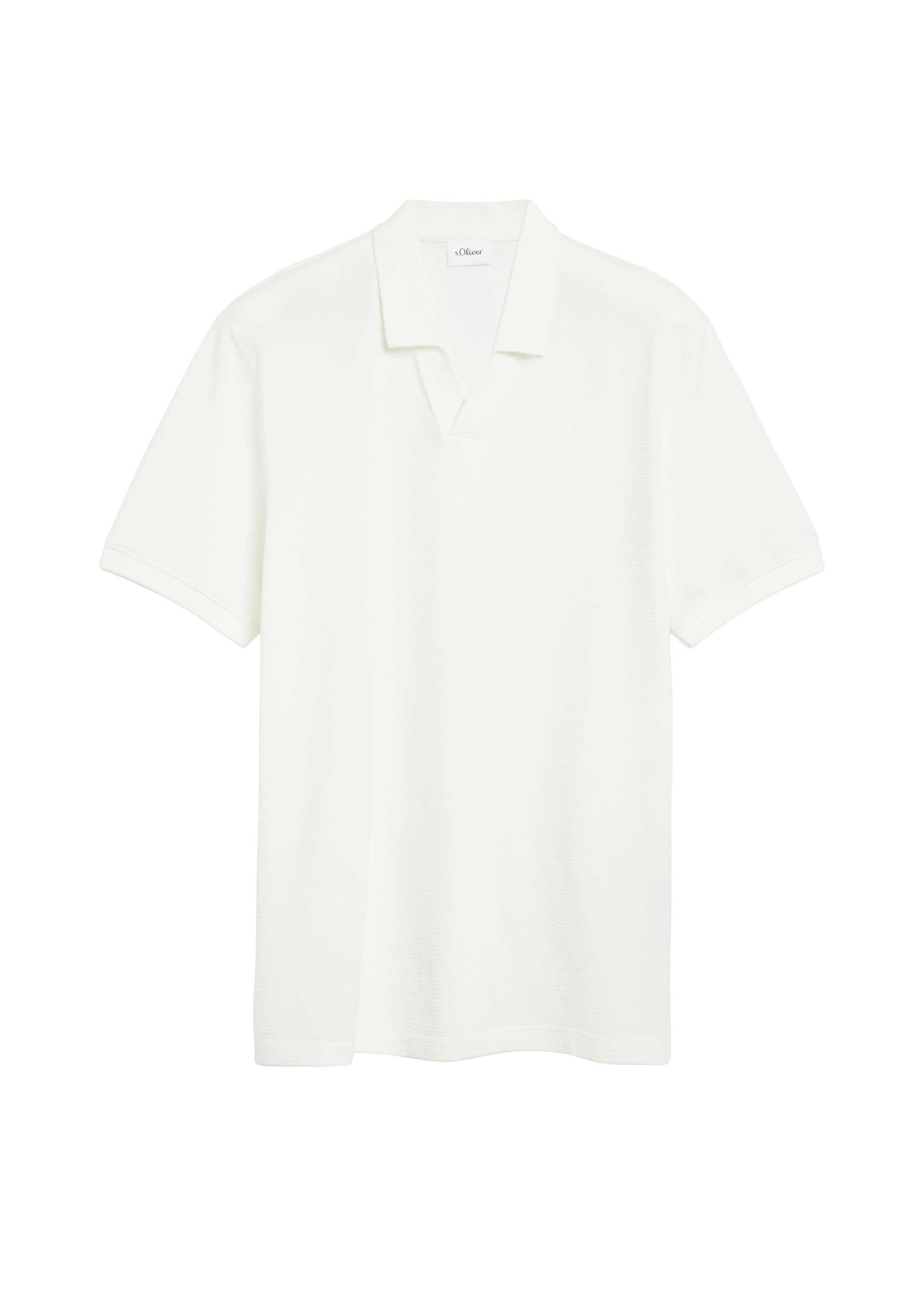 s.Oliver Poloshirt in Beige: Vorderseite