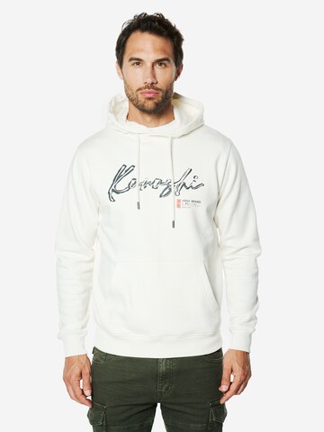 Sweat-shirt KOROSHI en blanc : devant