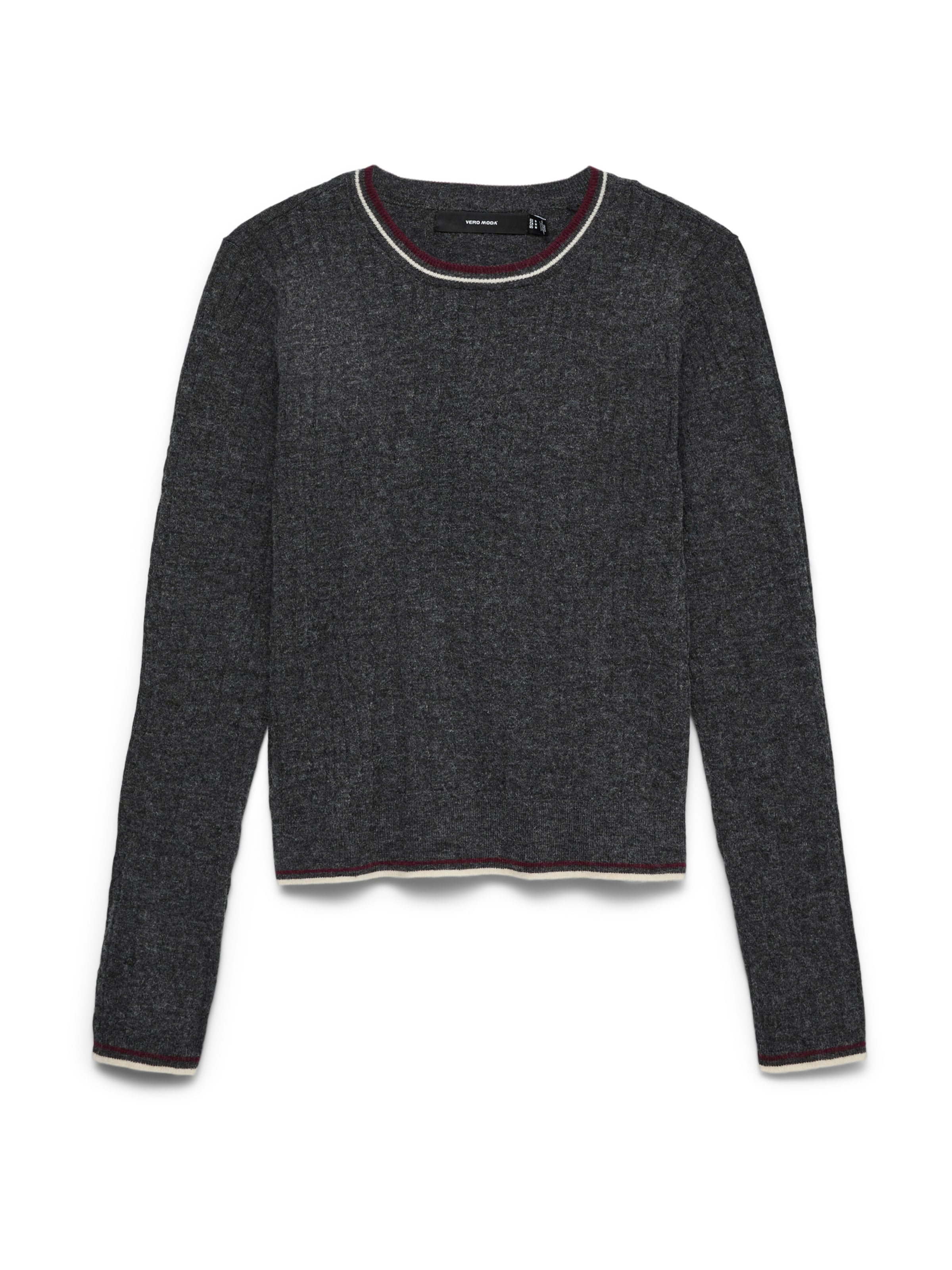 VERO MODA Πουλόβερ 'VMMARINA' σε γκρι: μπροστά