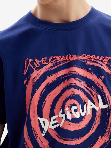 T-Shirt Desigual en bleu