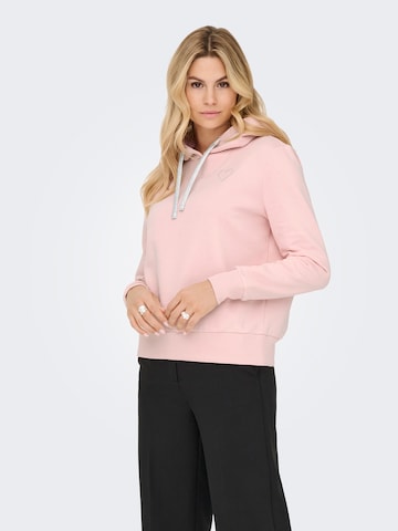 ONLY Sweatshirt 'ONLNOLI' in Pink: Vorderseite