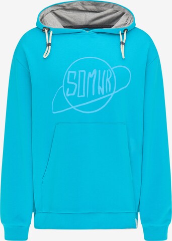 SOMWR Sweatshirt 'SUSTAIN THE PLANET' in Blue: front