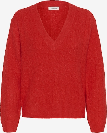 Pull-over 'SLVespera' SOAKED IN LUXURY en rouge : devant
