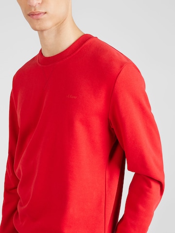 s.Oliver Sweatshirt in Rot