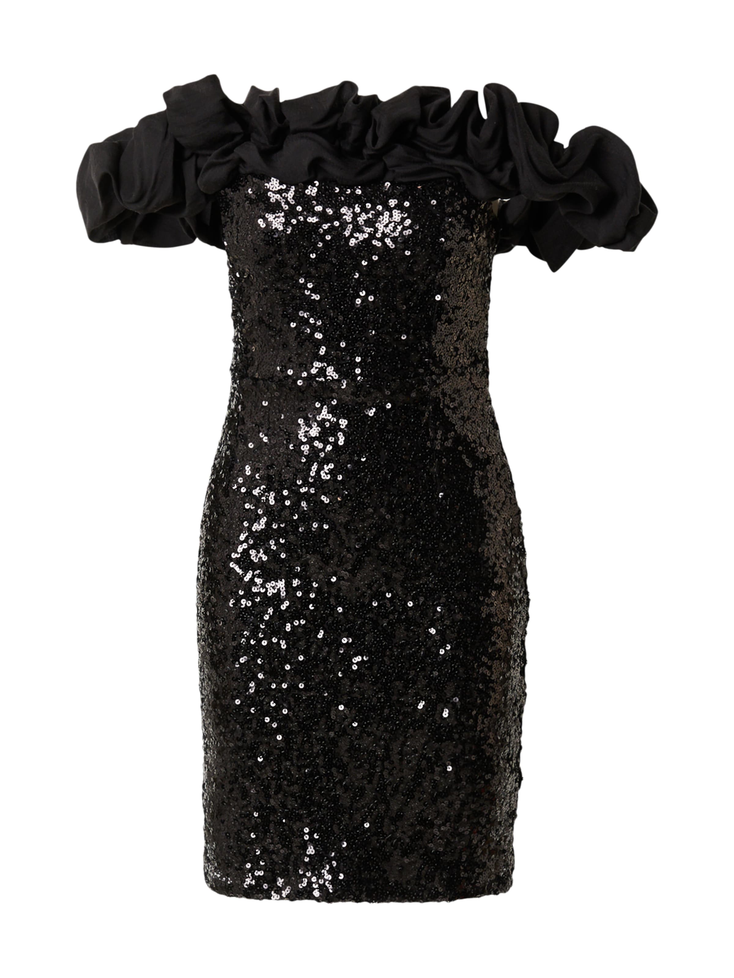 Abito da cocktail di OBJECT in nero: frontale