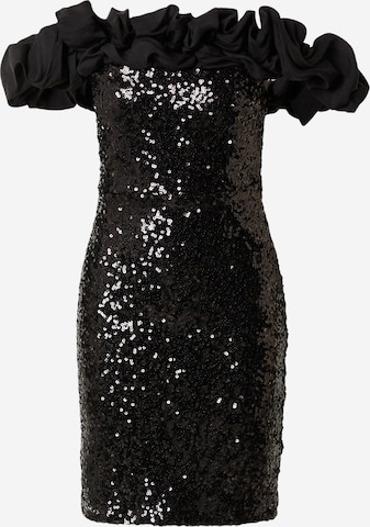 OBJECT Cocktailmekko värissä musta: etupuoli