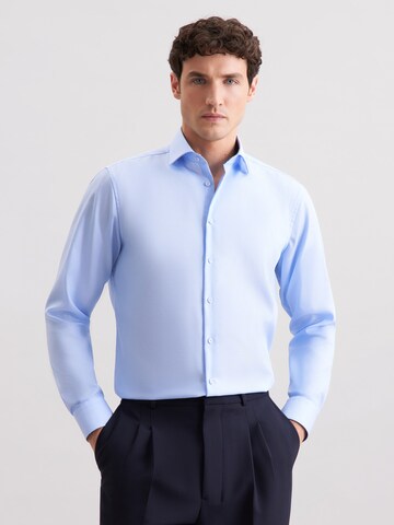 Coupe regular Chemise business SEIDENSTICKER en bleu