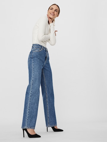 VERO MODA Wide Leg Jeans 'Kithy' i blå