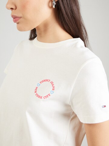 Maglietta 'NYC' di Tommy Jeans in bianco
